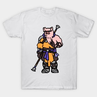 Fantasy Tabletop Piggy Monk Cute T-Shirt